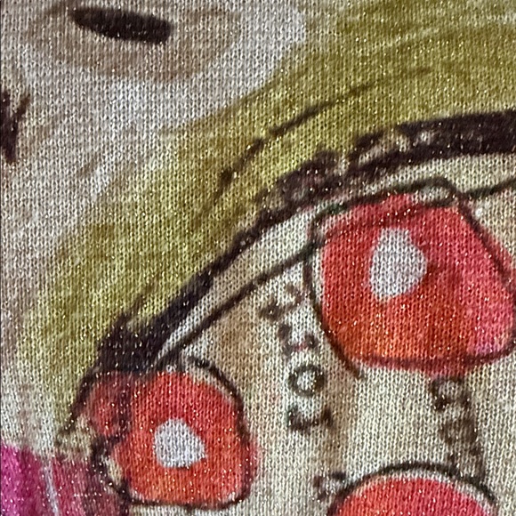 Artistic Multicolor Long Sleeve Women's Top - Picture 6 of 8